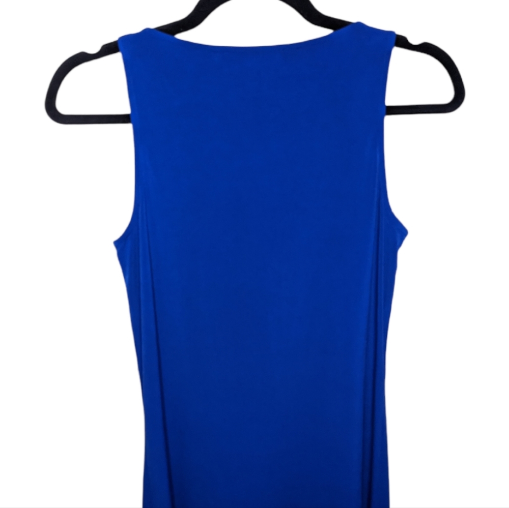 Michael Kors Blue Scoop Neck Sleeveless Dress, Size S 💙 - Picture 8 of 10